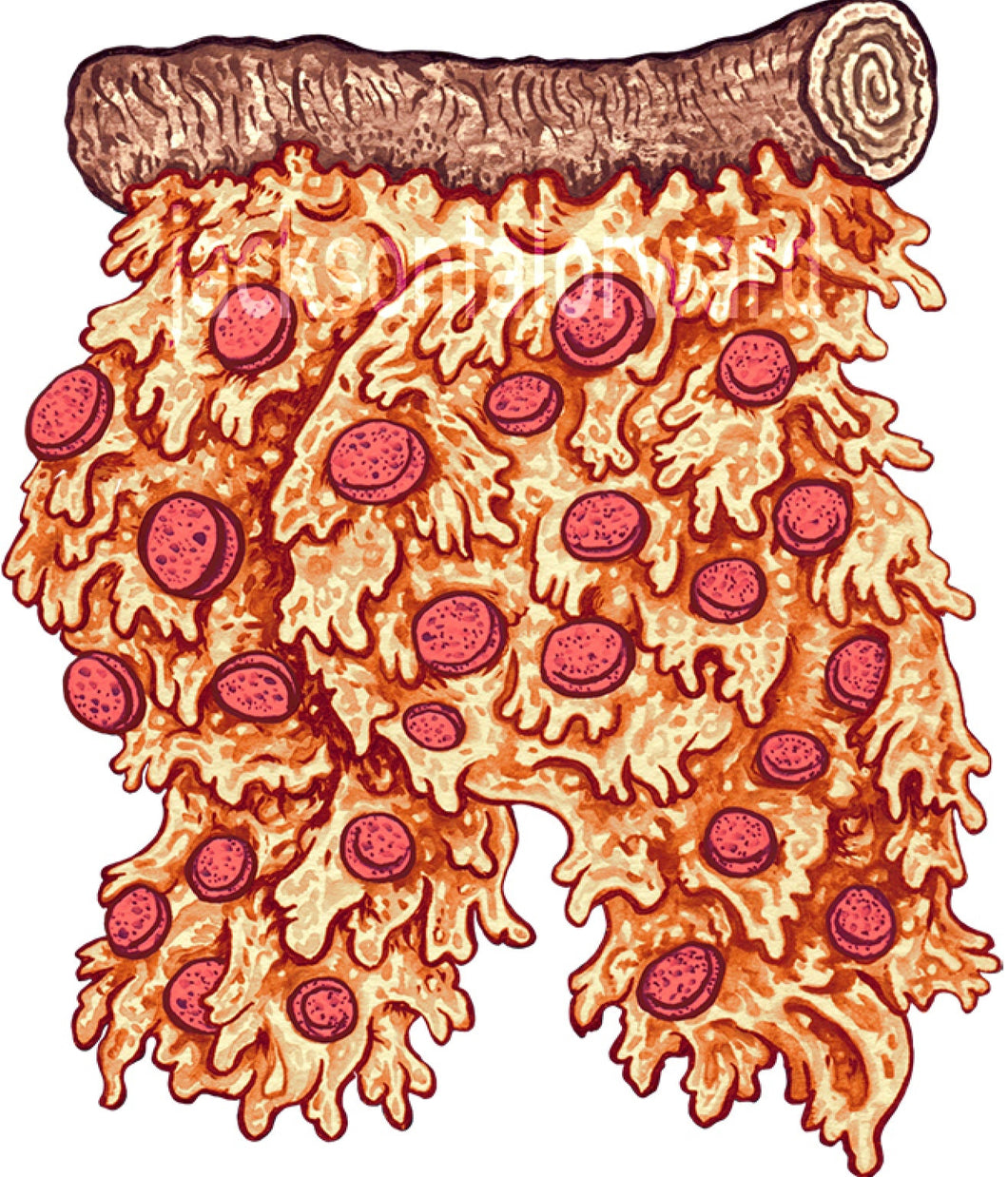 Pizza Butt Sticker