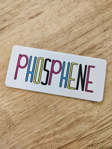 Phosphene Sticker - Rectangle