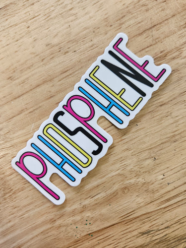 Phosphene Sticker - Die Cut