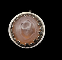 Sterling Silver and Agate Pendant