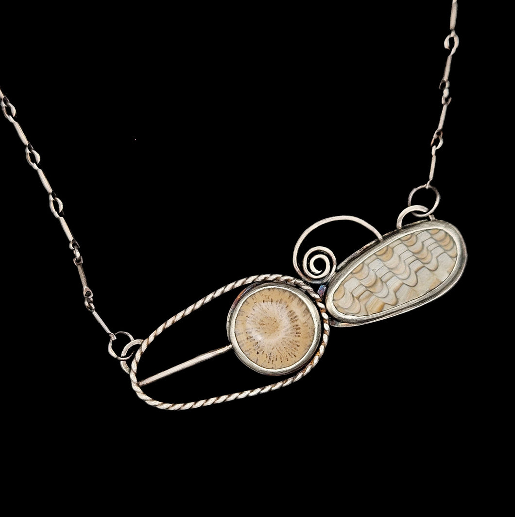 Horizontal Seashell Necklace