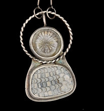 Fossilized Coral and Seashell Necklace