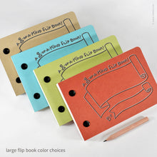 Draw-Your-Own Flip Book + Pencil: Blue Raspberry