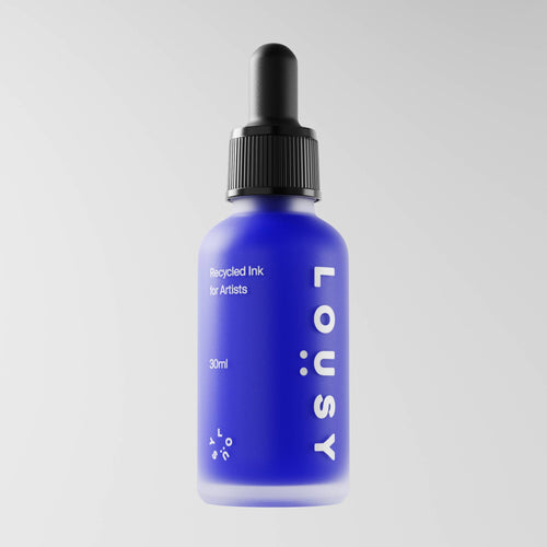 Lousy Ink — 30ml Recycled Artist Ink Colours: Cyan