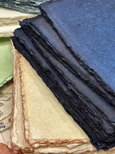 Handmade Deckled Edge Paper Bundles: Moss Green