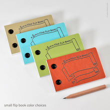 Draw-Your-Own Flip Book + Pencil: Blue Raspberry
