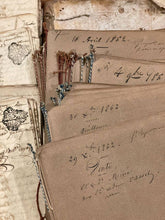Antique 1860's French Calligraphy Pages