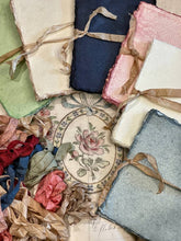 Handmade Deckled Edge Paper Bundles: Moss Green