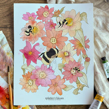 Watercolor Painting Kit, Pollinators