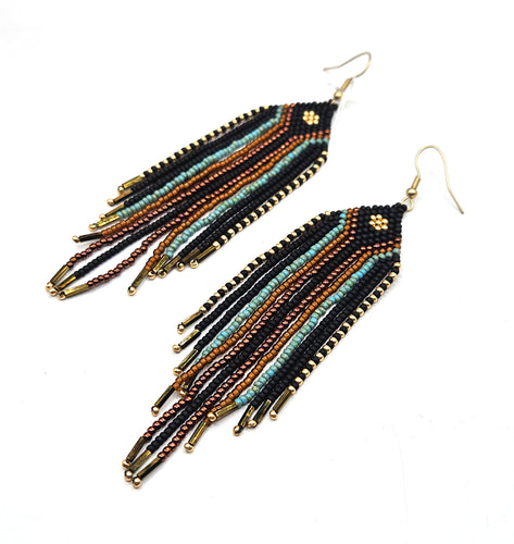 Black Sun Mountain Earrings