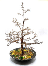 Sea Glass and Gold Redwood Tree