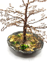 Sea Glass and Gold Redwood Tree