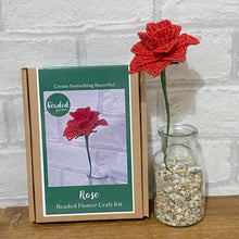 Rose Flower Bead Craft Kit -A creative gift idea. 