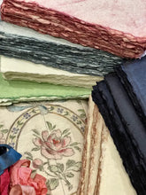 Handmade Deckled Edge Paper Bundles: Moss Green