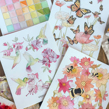 Watercolor Painting Kit, Pollinators