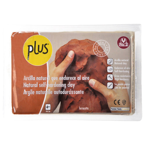 PLUS Clay - Self Hardening 2.2 lb. (1 kg.): Terra Cotta