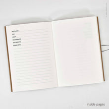 Brown Kraft Seed Journal with Grow Wheel