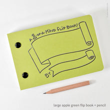Draw-Your-Own Flip Book + Pencil: Blue Raspberry