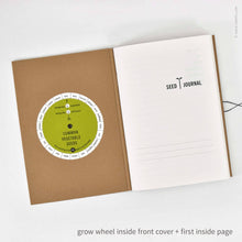 Brown Kraft Seed Journal with Grow Wheel