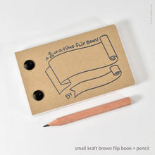 Draw-Your-Own Flip Book + Pencil: Blue Raspberry