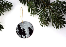 Snowman Silhouette Ornament