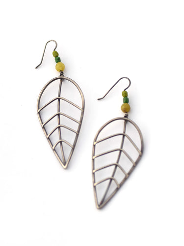 Extra Large Leaf Earrings