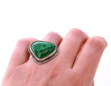 Malachite Ring, Size 8.25
