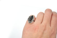 Black Onyx Ring, Size 6