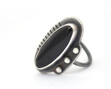 Black Onyx Ring, Size 6