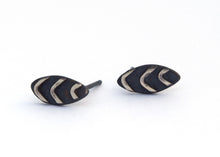 Sterling Silver Leaf Studs