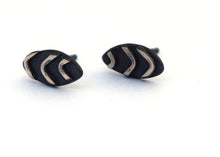 Sterling Silver Leaf Studs