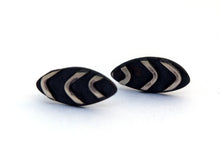 Sterling Silver Leaf Studs