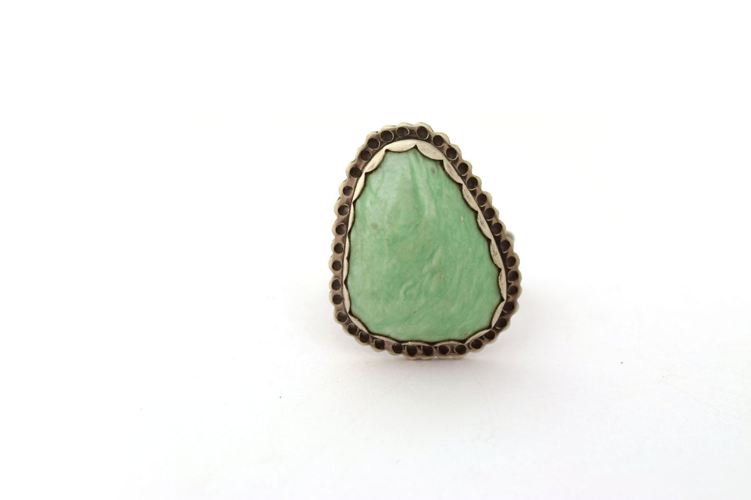 Variscite Statement Ring, Size 8