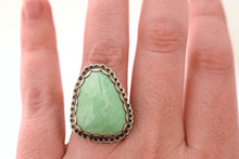 Variscite Statement Ring, Size 8