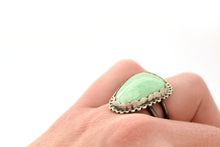 Variscite Statement Ring, Size 8